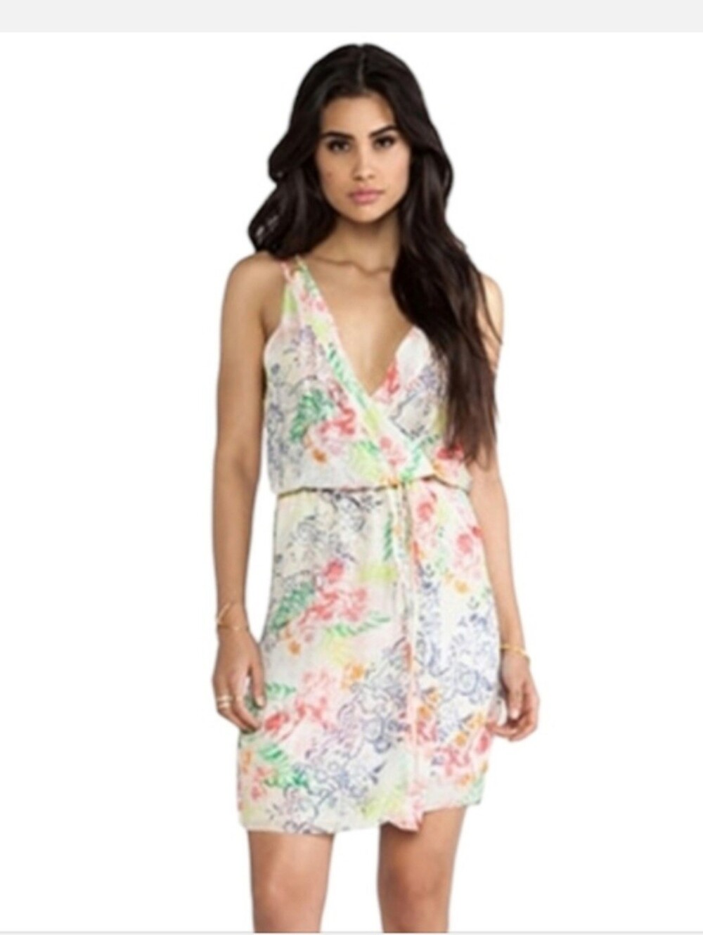 REVOLVE LAmade Hawaiian Floral Wrap Dress